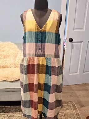 Ace & Jig Sandstone Midi Dress- Large